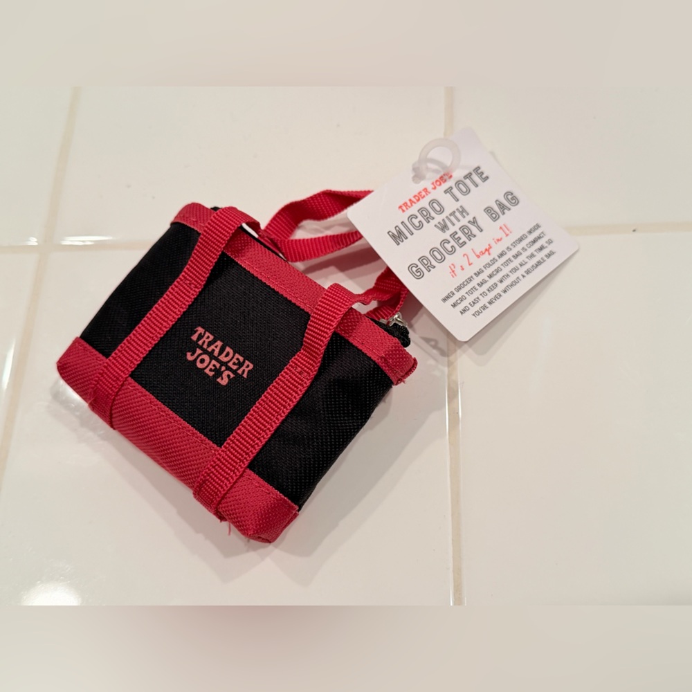 Trader Joes Reusable Micro Tote Bag
